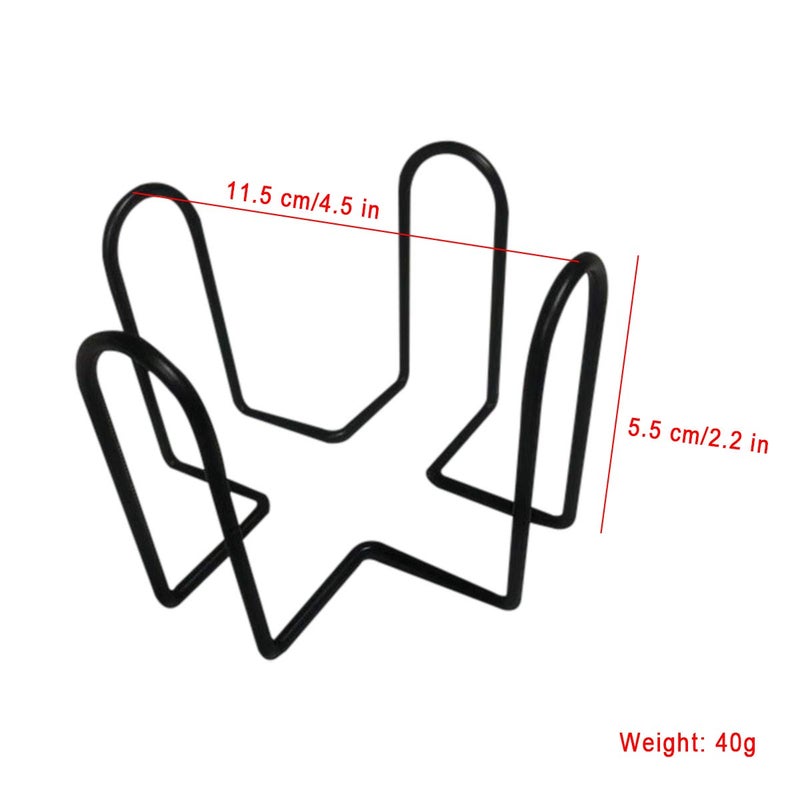 GUINIFAO Coaster Holder, 4 PCS Metal Holder for Square or Round Coaster Sets Home Wrought Iron Shelf Decoration (Style 1) - Image 2